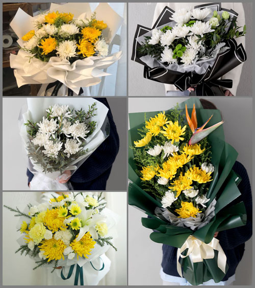 广东肇庆市鼎湖区莲花镇布基村白事花束代送